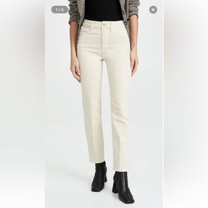 Good American Hood Classic Jeans. Bone color. Size 0/25.